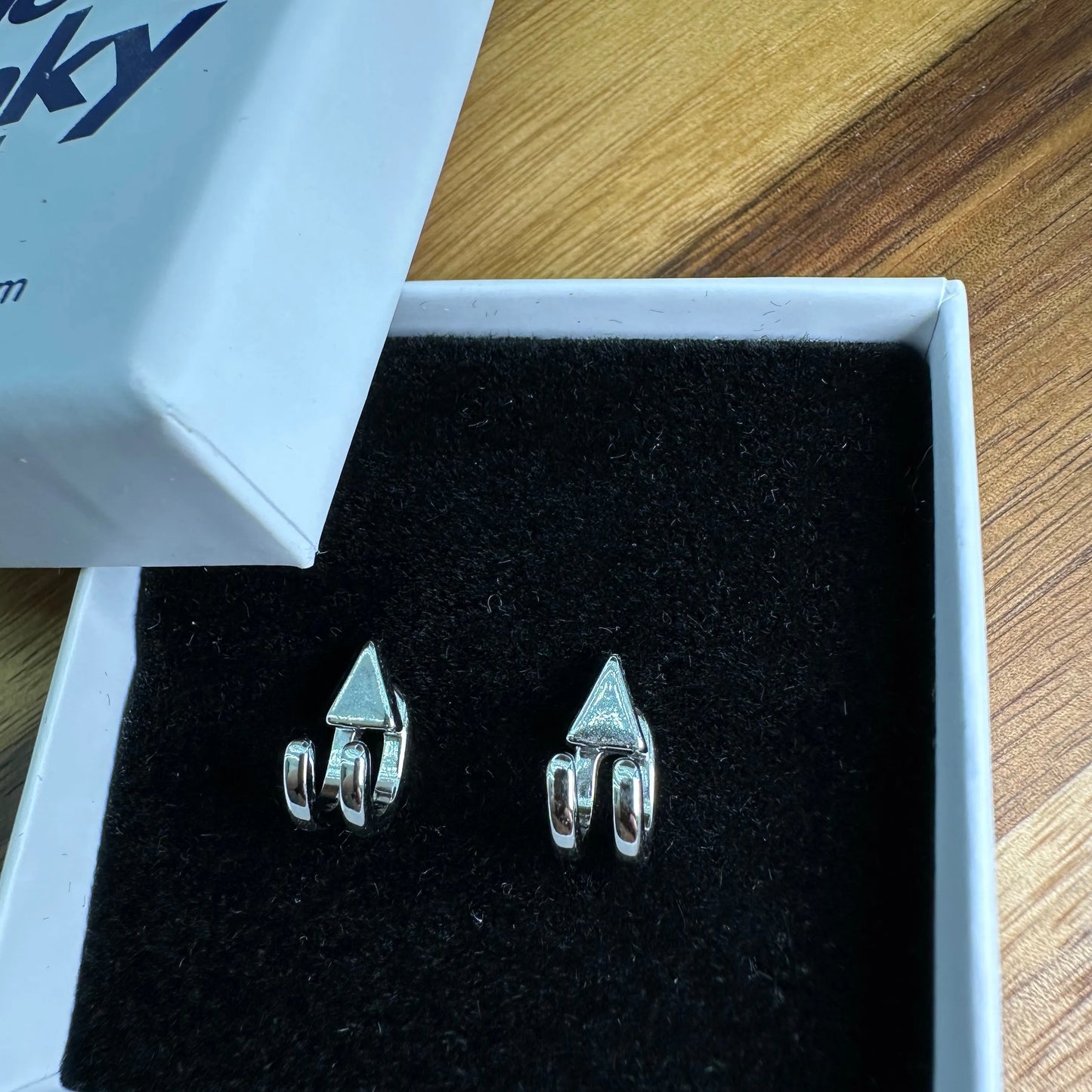 Mens Earrings - Silver Stud Earrings, Mens Studs, Minimalist, Male Earring Silver Edgy Studs for Men, tick v, hoop man earrings, B023