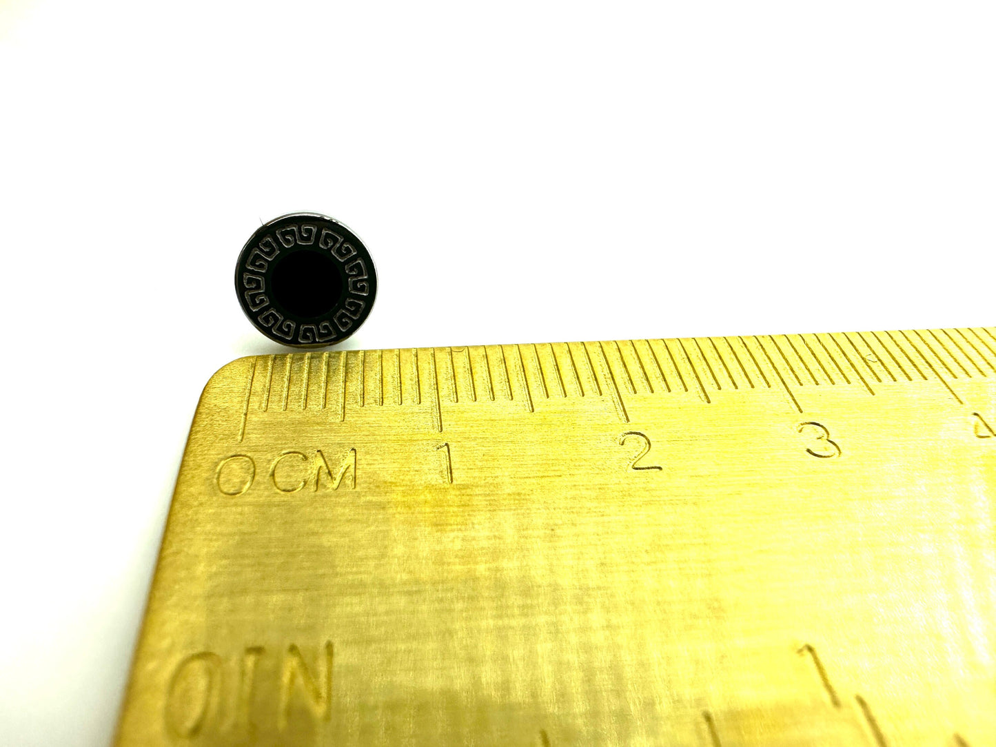 Flat back Gold Earrings - Gold Stud Earrings, Men, Flat back Earrings, Chunky Stud Gold Minimalist Male Earring, flatbacked Earrings, A307