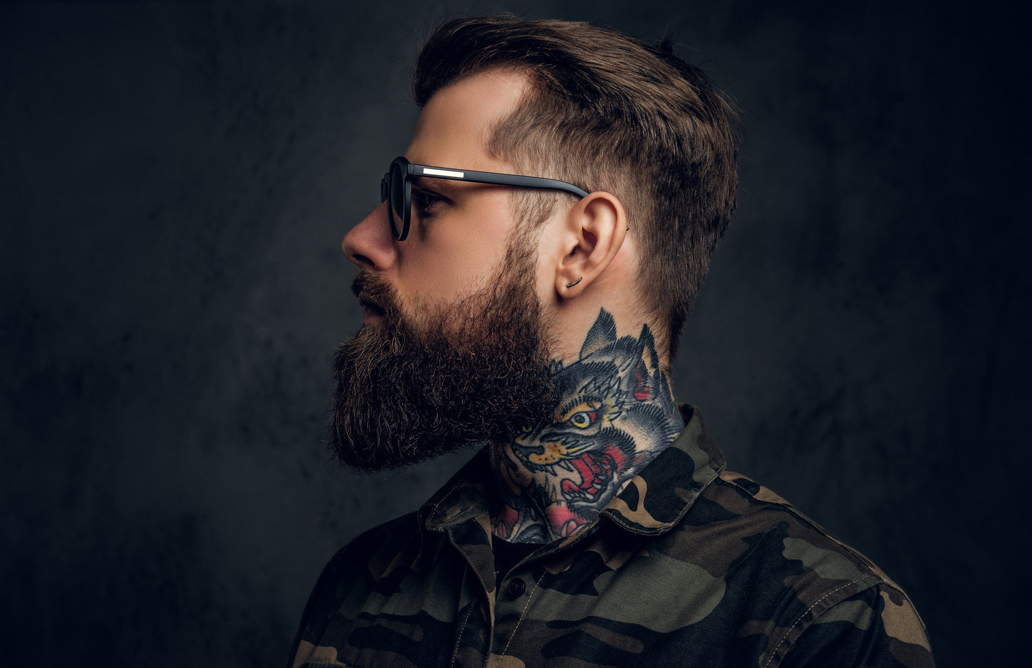 Mens Earrings - Tick only, Grey Stud Earrings, Male Jewellery, Gun Metal, tick, Men Stud Earrings, Studs for Men, tick, Mens Jewellery, A374