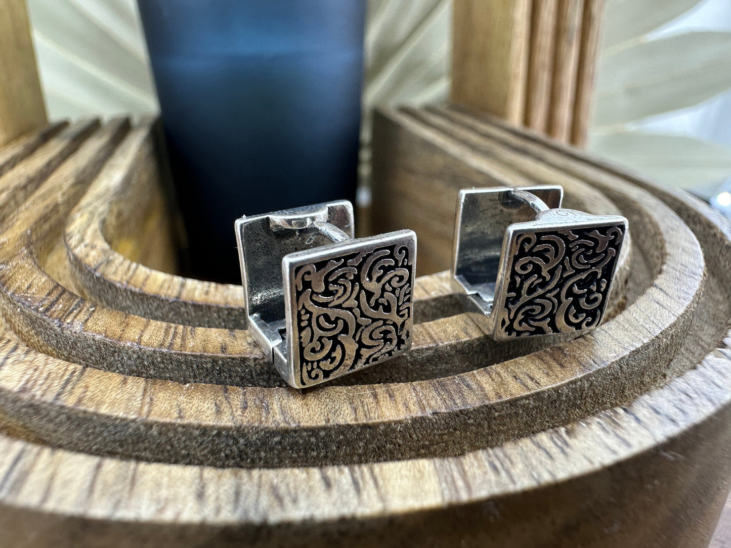 Mens Earrings - Square Hoop Earrings, Men, Edgy, Male Earring, Conch Earrings, Mens Hoop Earrings, Hoops for Men, Huggie, New Design, A375