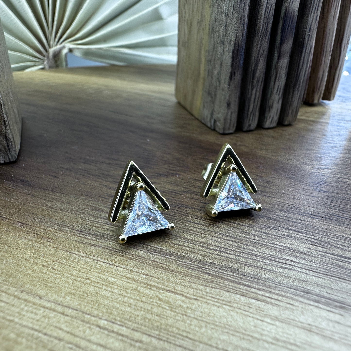 Chunky Stud Earrings - CZ Silver Stud Earrings, Womens, Male Jewellery, Men Jewelry, Stud Earrings, Studs for Men, Gold earrings, A382