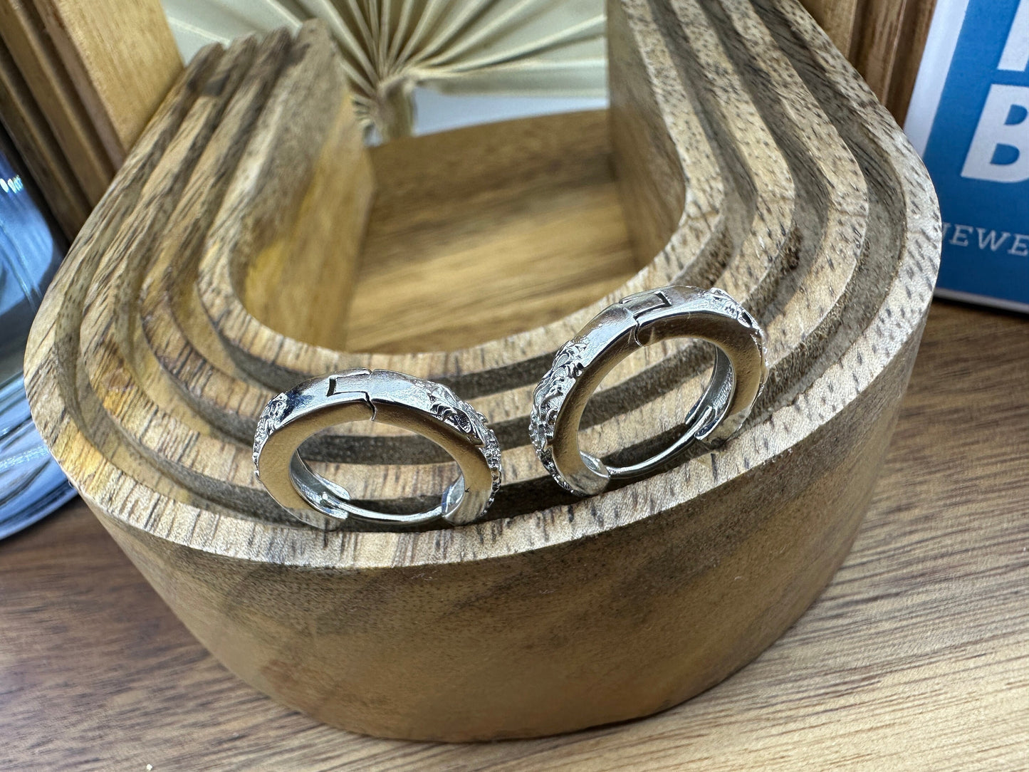Mens Hoop Earrings - Silver Hoops, Men, Edgy Male Earring, Rune Hoop Earrings, Mens Hoop Earrings, Hoops for Men, Rune hoop earrings, A427