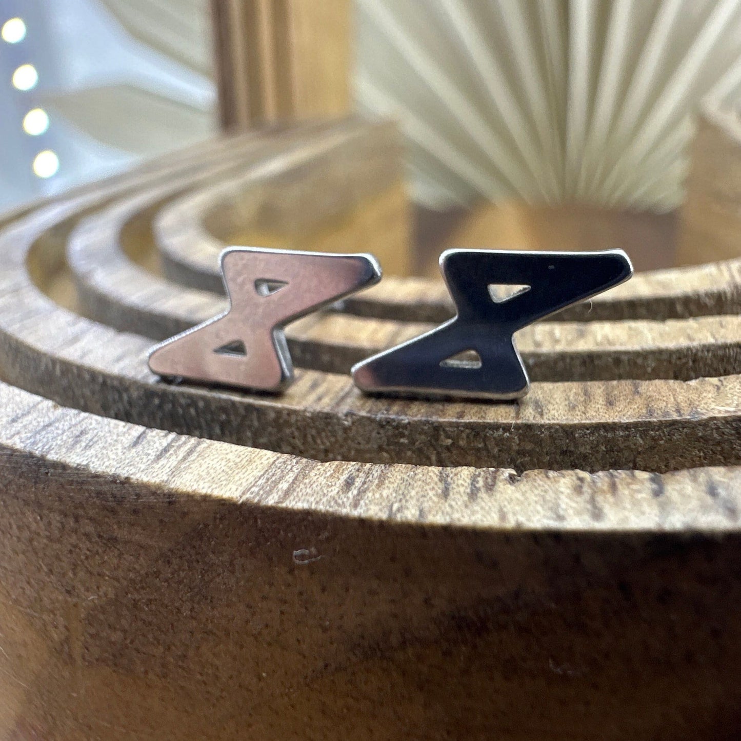 Mens Viking stud Earrings - Silver Stud Earrings, Mens Minimalist Male Earring, Rune, Runic, Day, Mens Stud Earrings, Studs for Men, A258