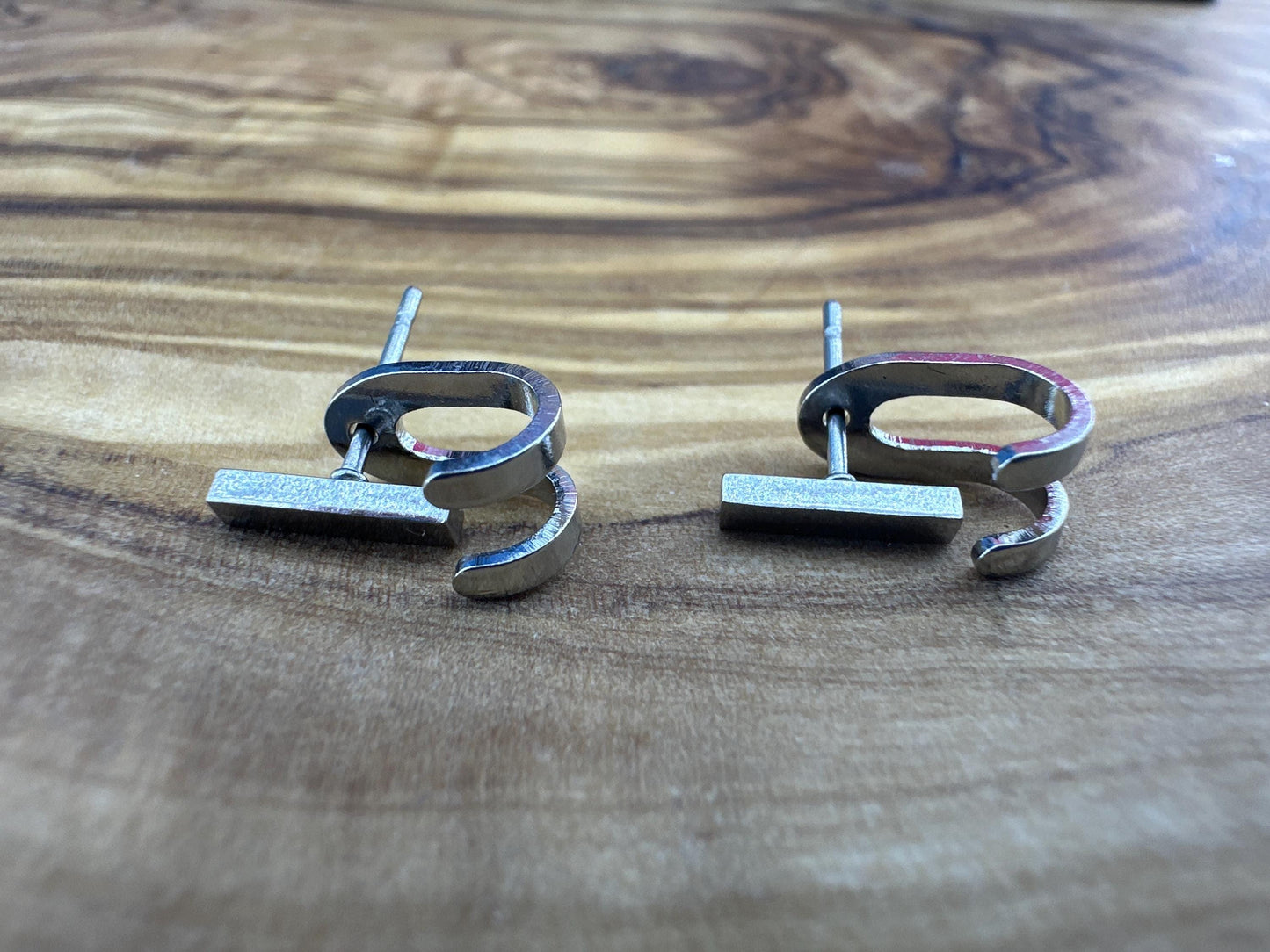 Mens Earrings - Silver Stud Earrings, Men, Gift for manly man, Male Earring, Edgy, Mens Stud Earrings, Studs for Men, everyday earring A500a
