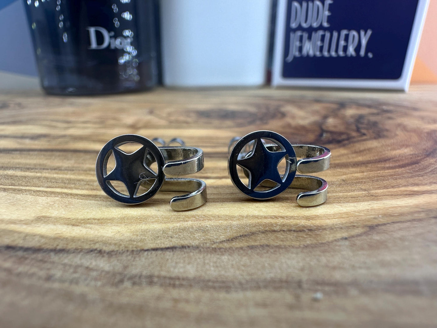 Mens Earrings - Silver Stud Earrings, Mens Studs, Star, Minimalist, Male Earring Silver Edgy Studs for Men, tick v, hoop man earrings, A203