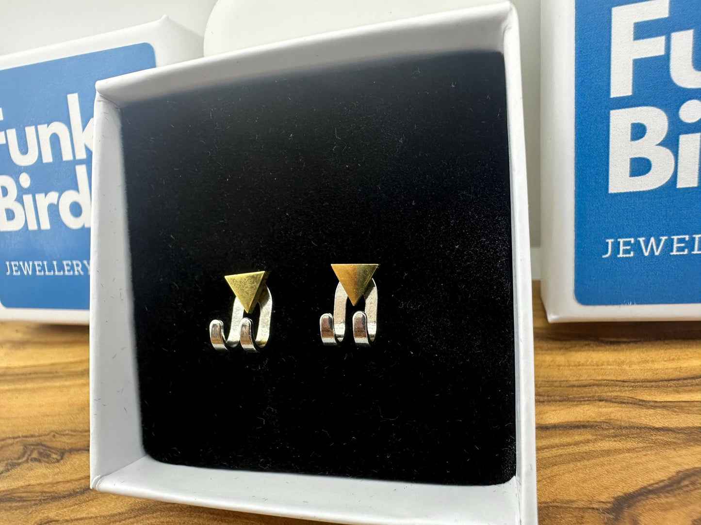 Mens Earrings - Silver Gold Stud Earrings, Manly, Minimalist Male Earring, Silver, Mens Stud Earrings, Studs for Men, Gifted earrings, A205
