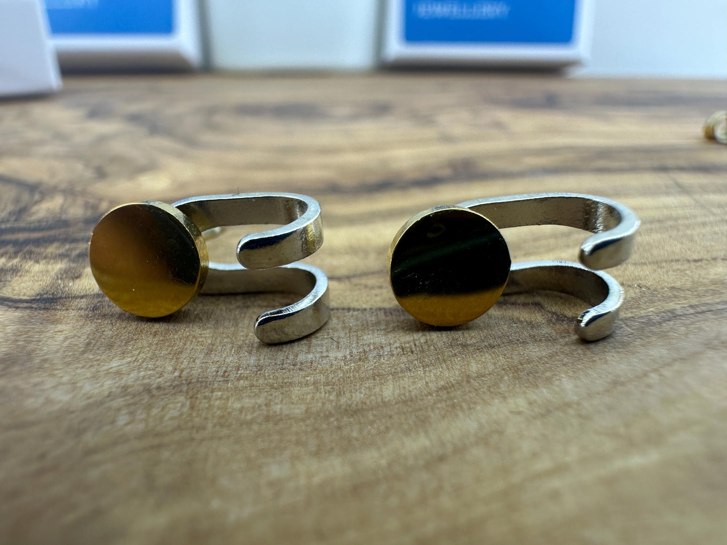 Mens Earrings - Gold Stud Earrings, Manly, Minimalist Male Earring, Gold, Mens Stud Earrings, Studs for Men, tick v hoop earrings, A206