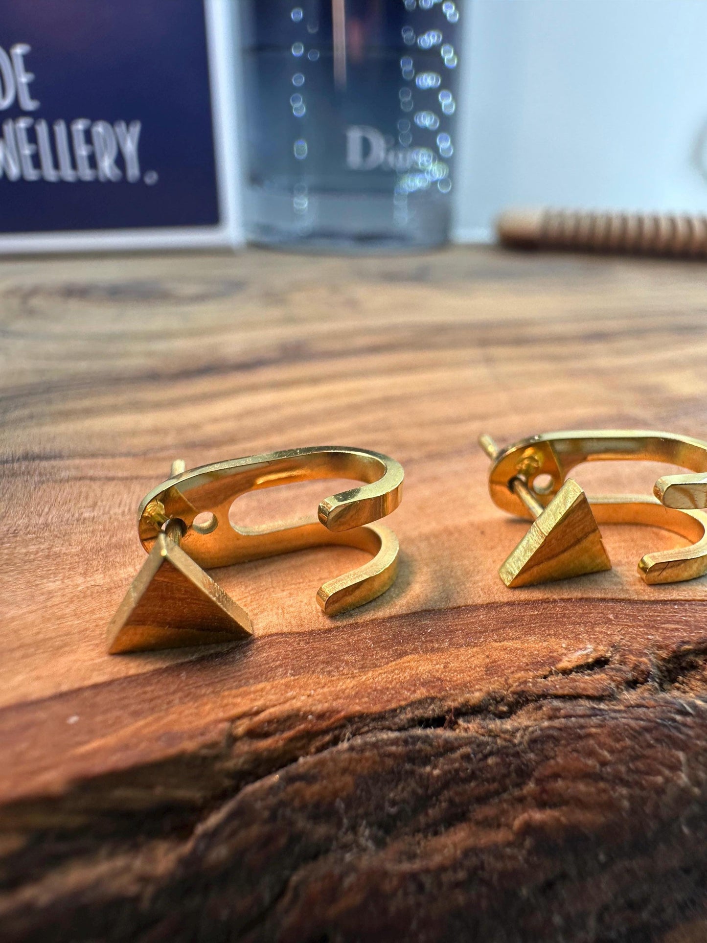 Mens Minimalist Earrings - Gold Stud Earrings, Men, Gift for manly man, Male Earring, Edgy, Mens Stud Earrings, Studs for Men, A511