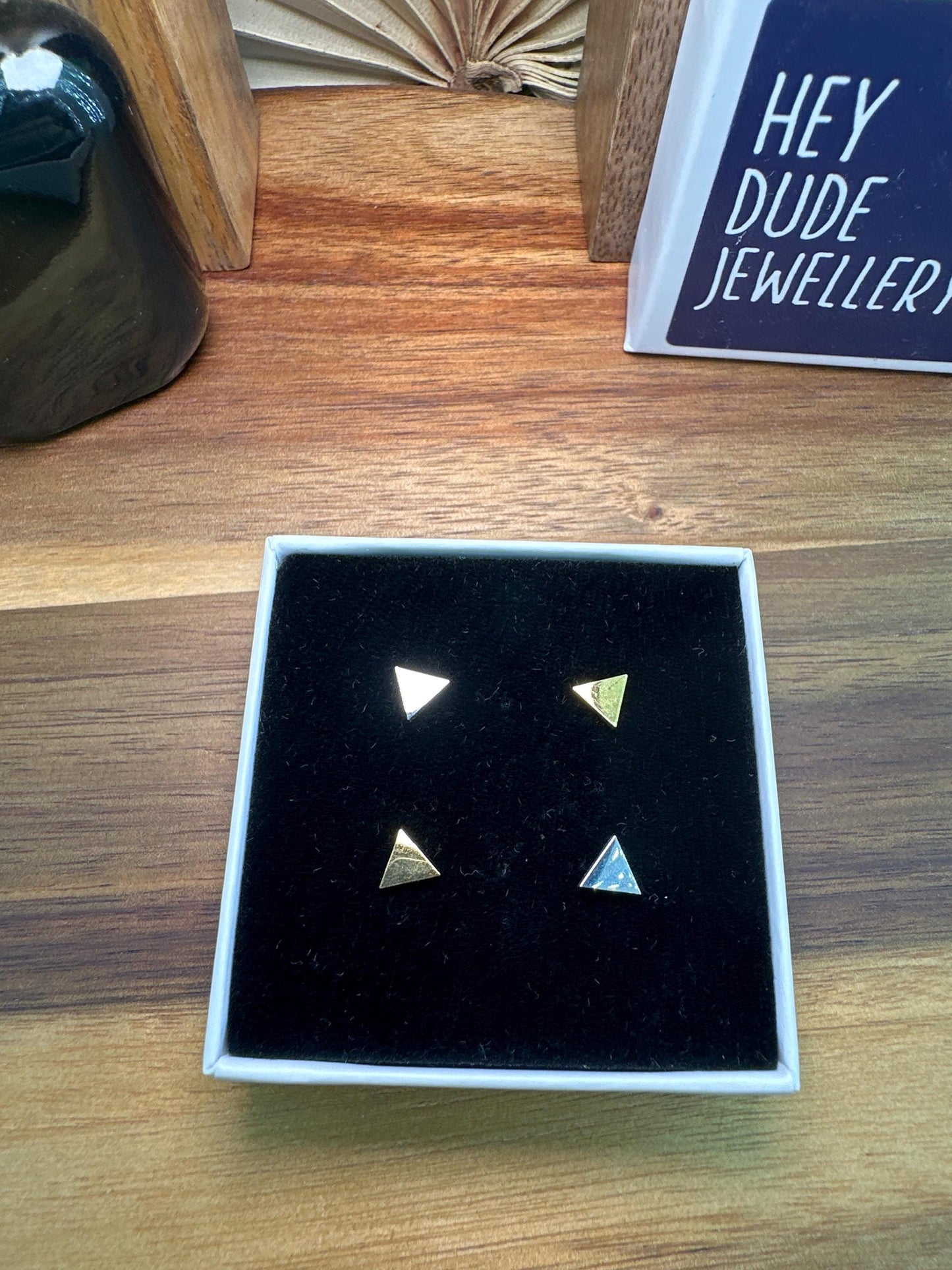 Mens Set Of Earrings - Gold Stud Earrings | Silver Stud Earrings | Set | Stacking studs | Mens Stud Earrings, Stud Set for Men, A511, A388