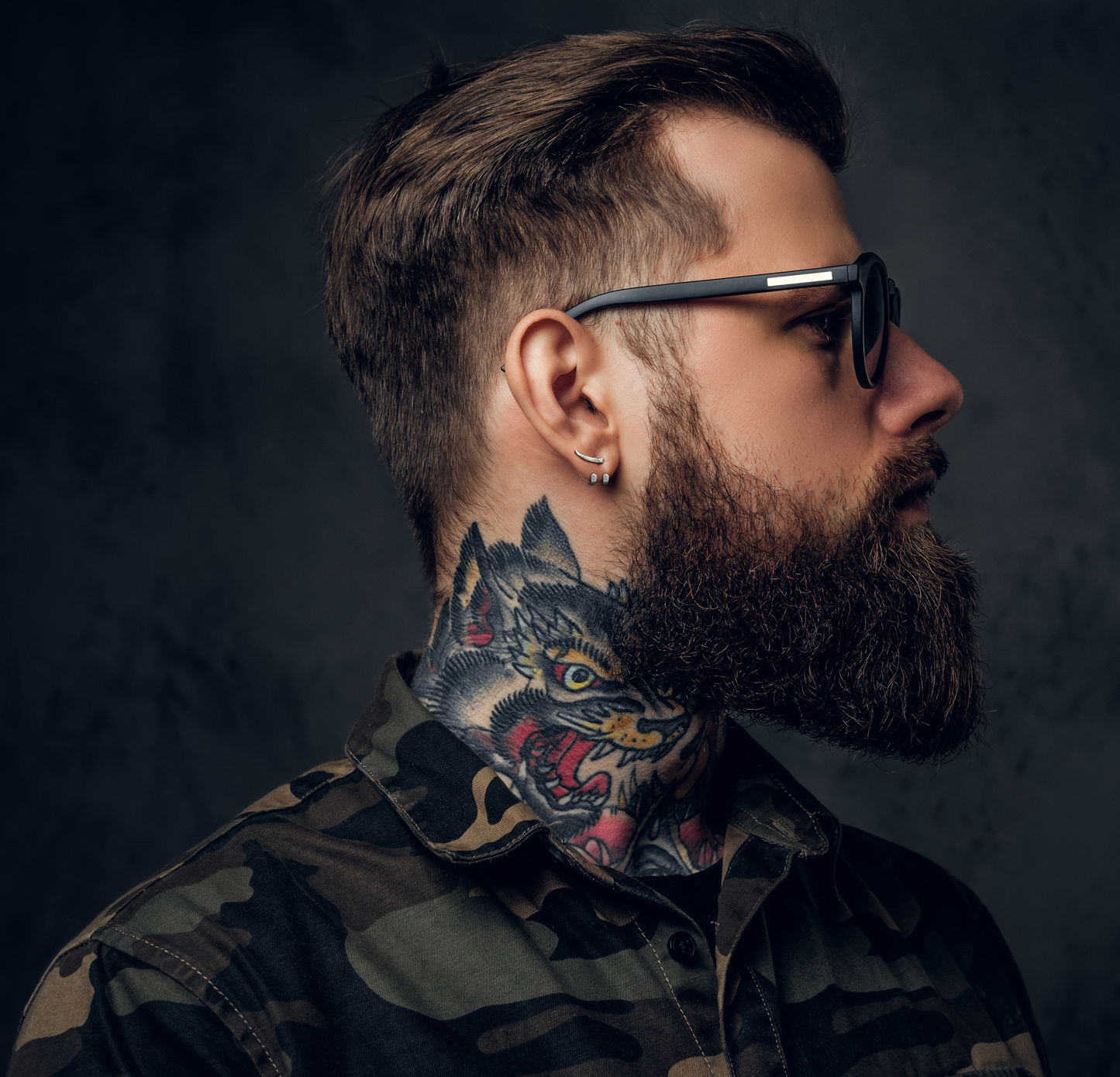 Manly Earrings - Silver Stud Earrings, Men, Edgy Male Earring, Silver Mens Stud Earrings, Studs for Men, sword studs