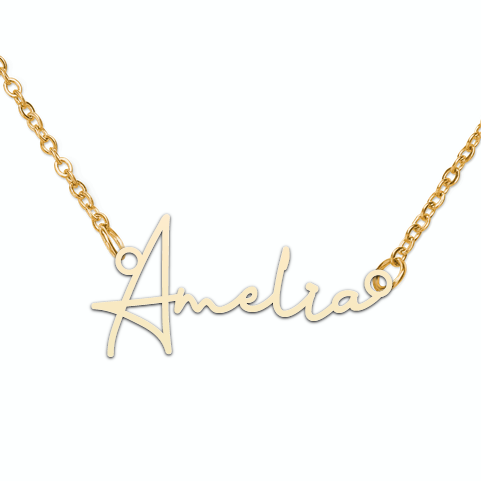 Personalised Name Necklace - Funky Bird - Gift for Her - Gift for