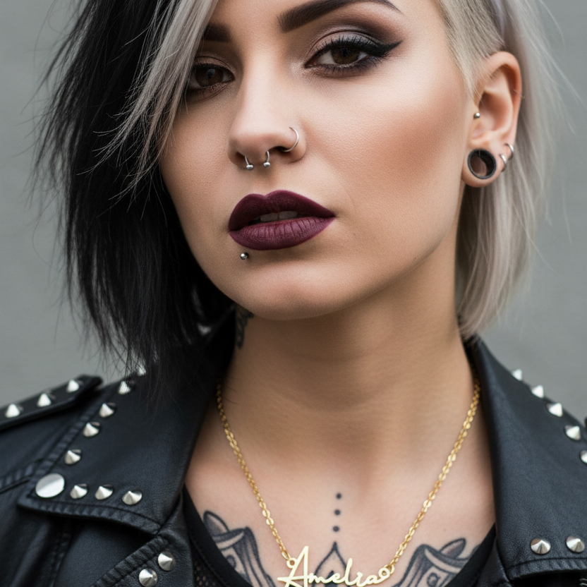 Personalised Name Necklace - Funky Bird - Gift for Her - Gift for