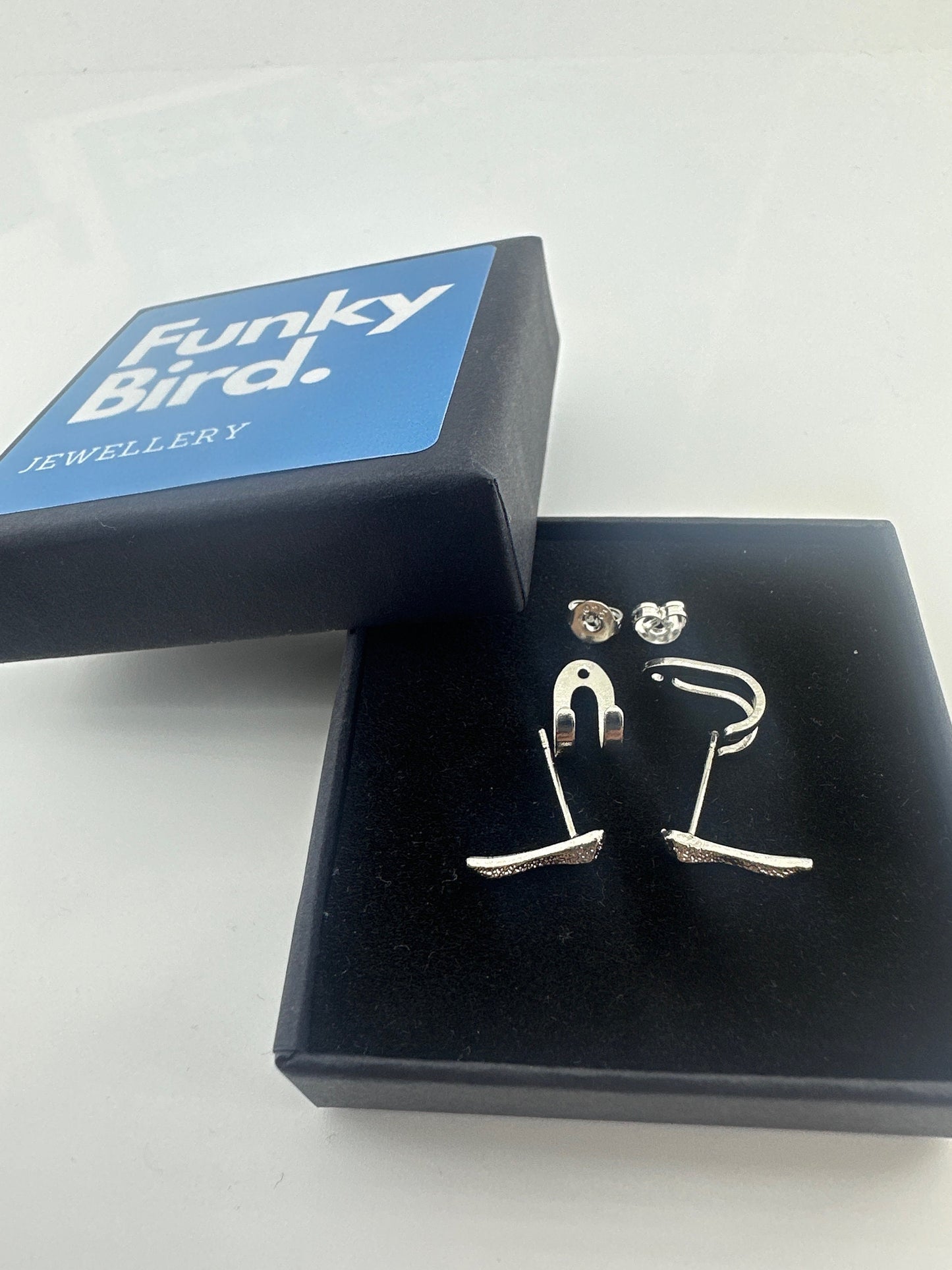 Manly Earrings - Silver Stud Earrings, Men, Edgy Male Earring, Silver Mens Stud Earrings, Studs for Men, sword studs
