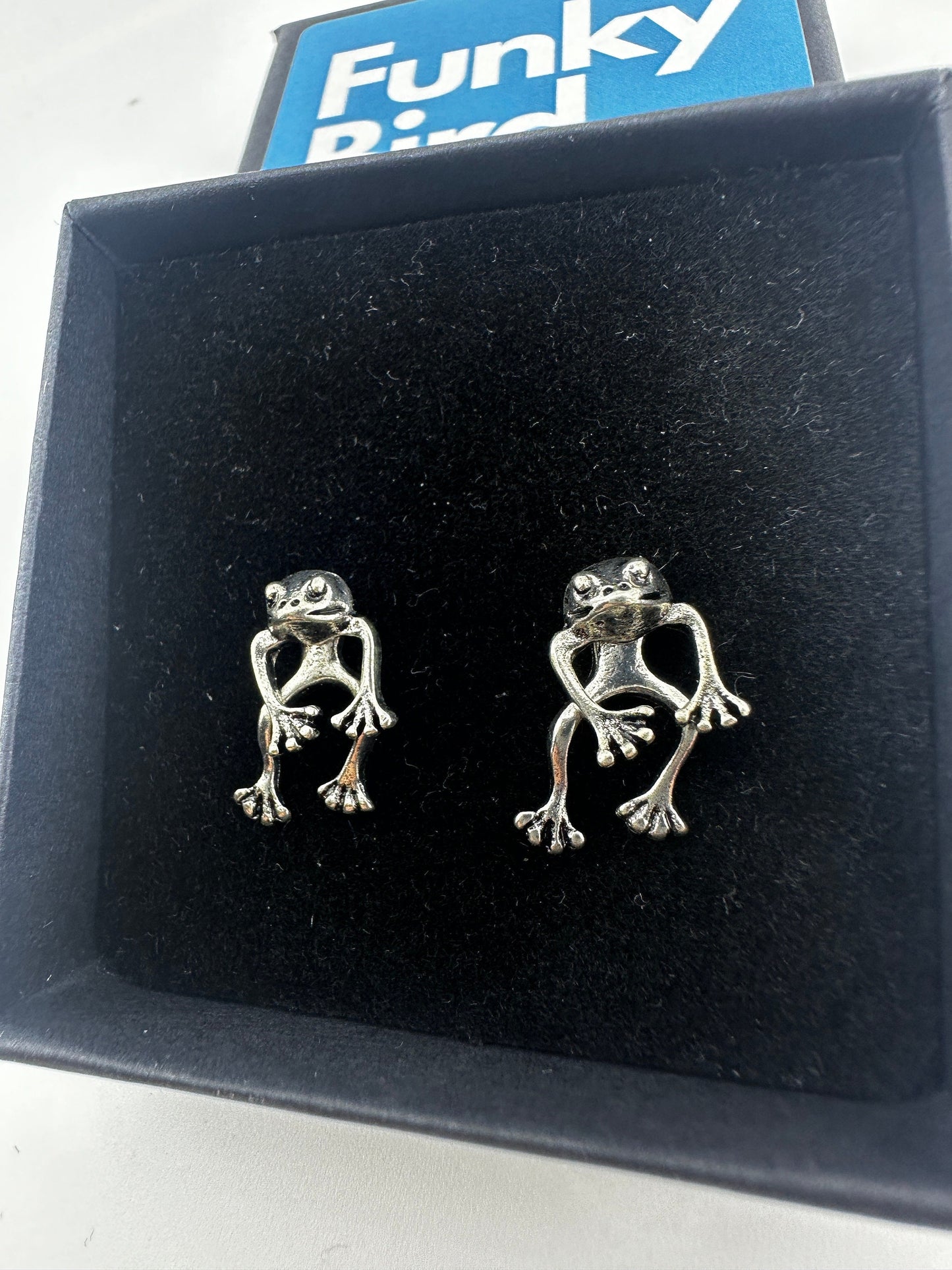 Frog Earrings - Cute Animal Frog Earrings, Girls Fun Earrings, Cute Frog Earrings, Frog Jewellery, Funky, Unique, A101