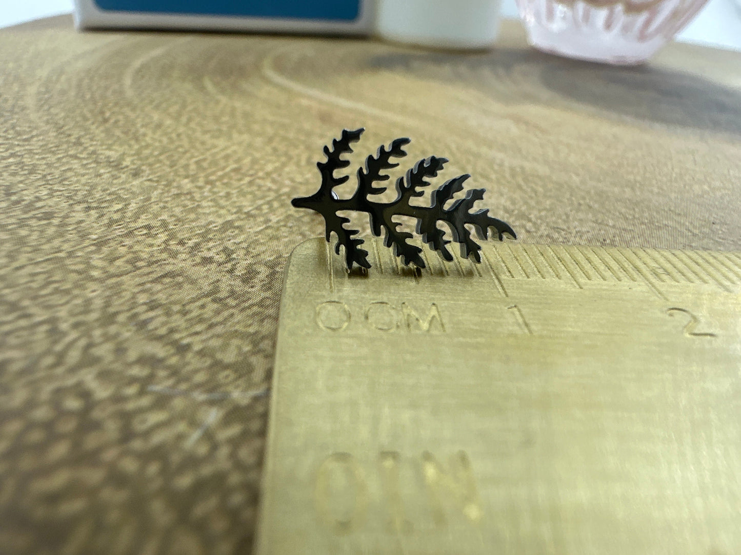 Women's Earrings - Silver Fern Stud Earrings, Minimalist, Gifts for Wife, Women's Stud Earrings, Studs for Women, Nature Earrings, A385