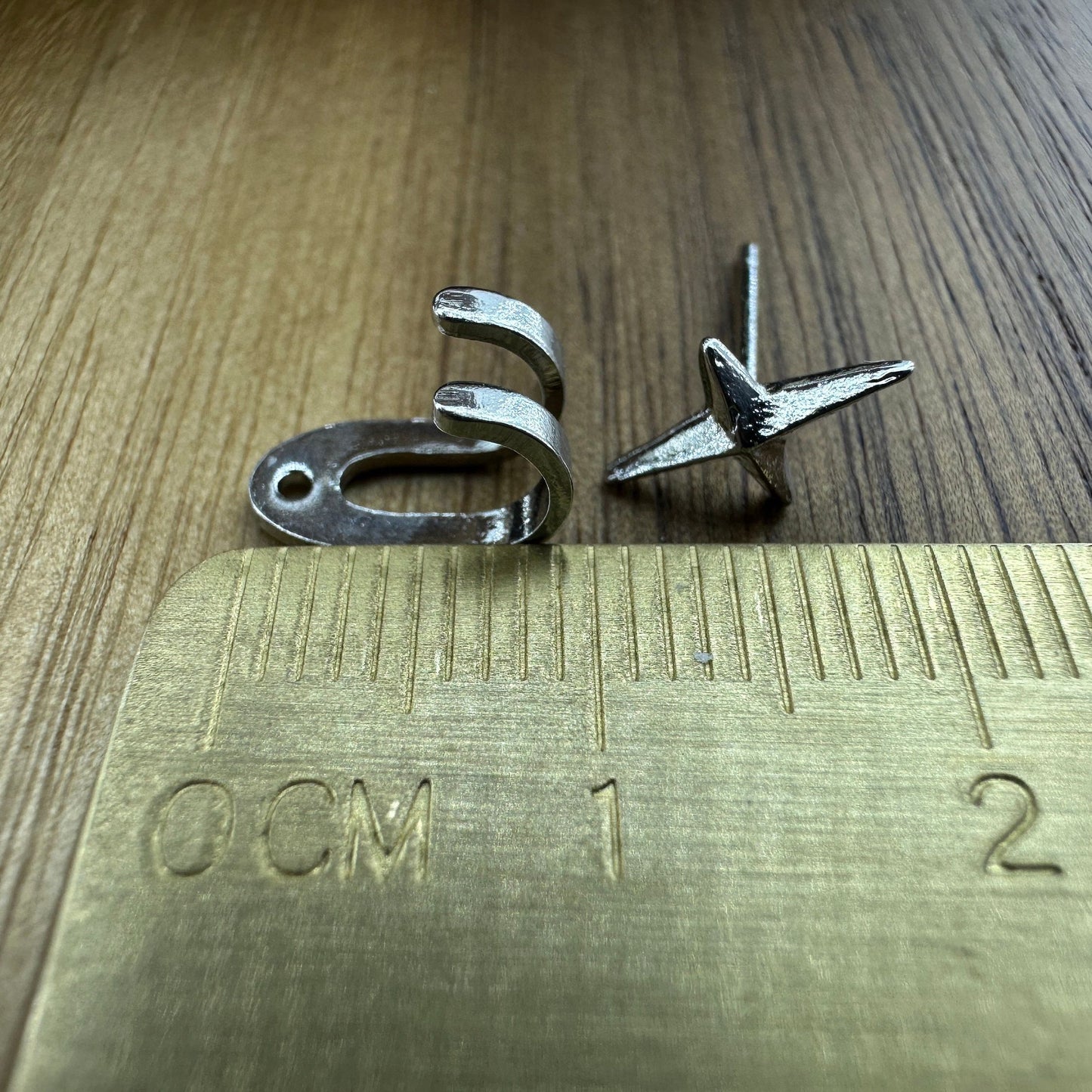 Mens Earrings - Silver Stud Earrings, Men, Minimalist Male Earring, Silver, Mens Stud Earrings, Studs for Men, star hook earrings, A480