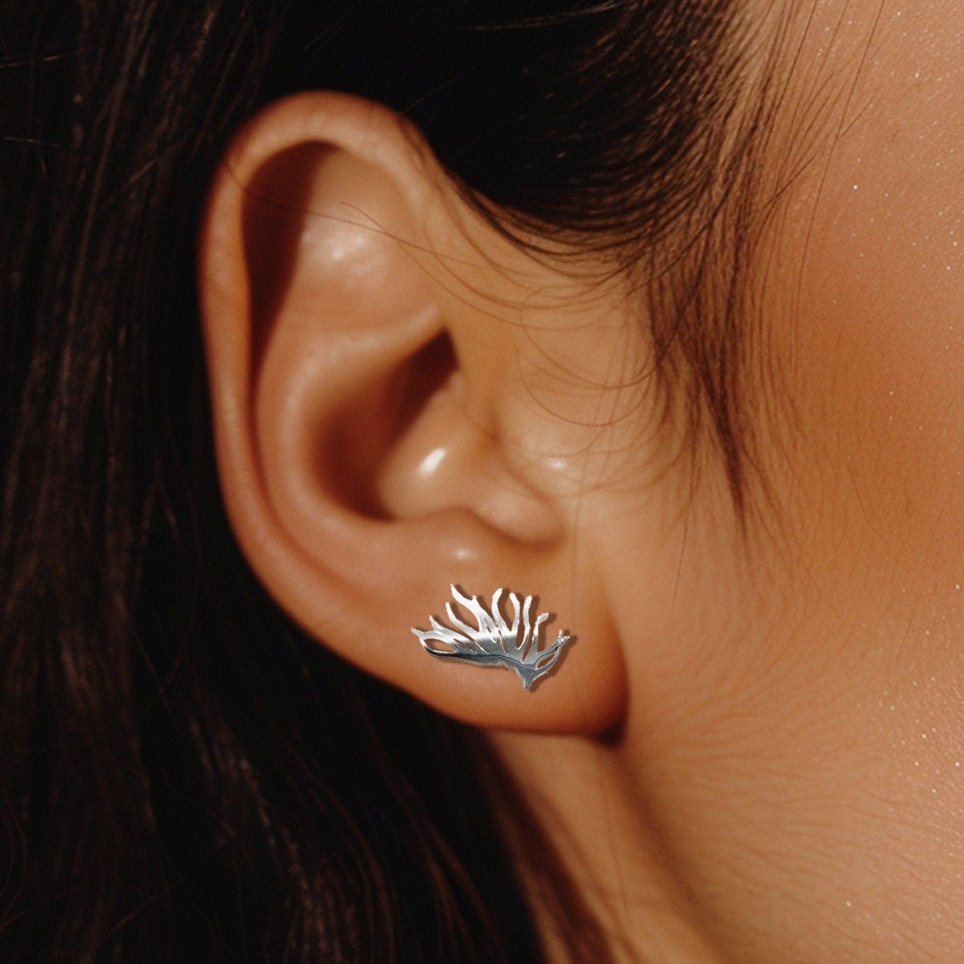 Minimalist Earrings - Everyday Earrings - Silver Earrings, Minimalist Studs, Gift for Wife, Womens Stud Earrings, gifted earring boxed, A386