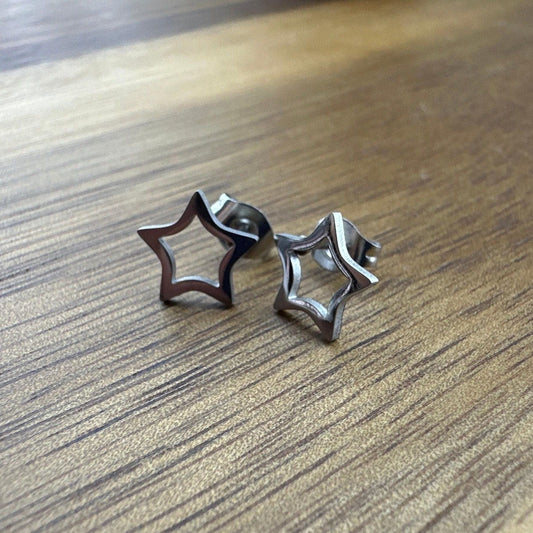 Star Earrings - Best Friend Gift, Star Earrings, Star Studs, Gift for Mum, Silver Star Earrings, Gift for BF Earrings, earring for her, A098