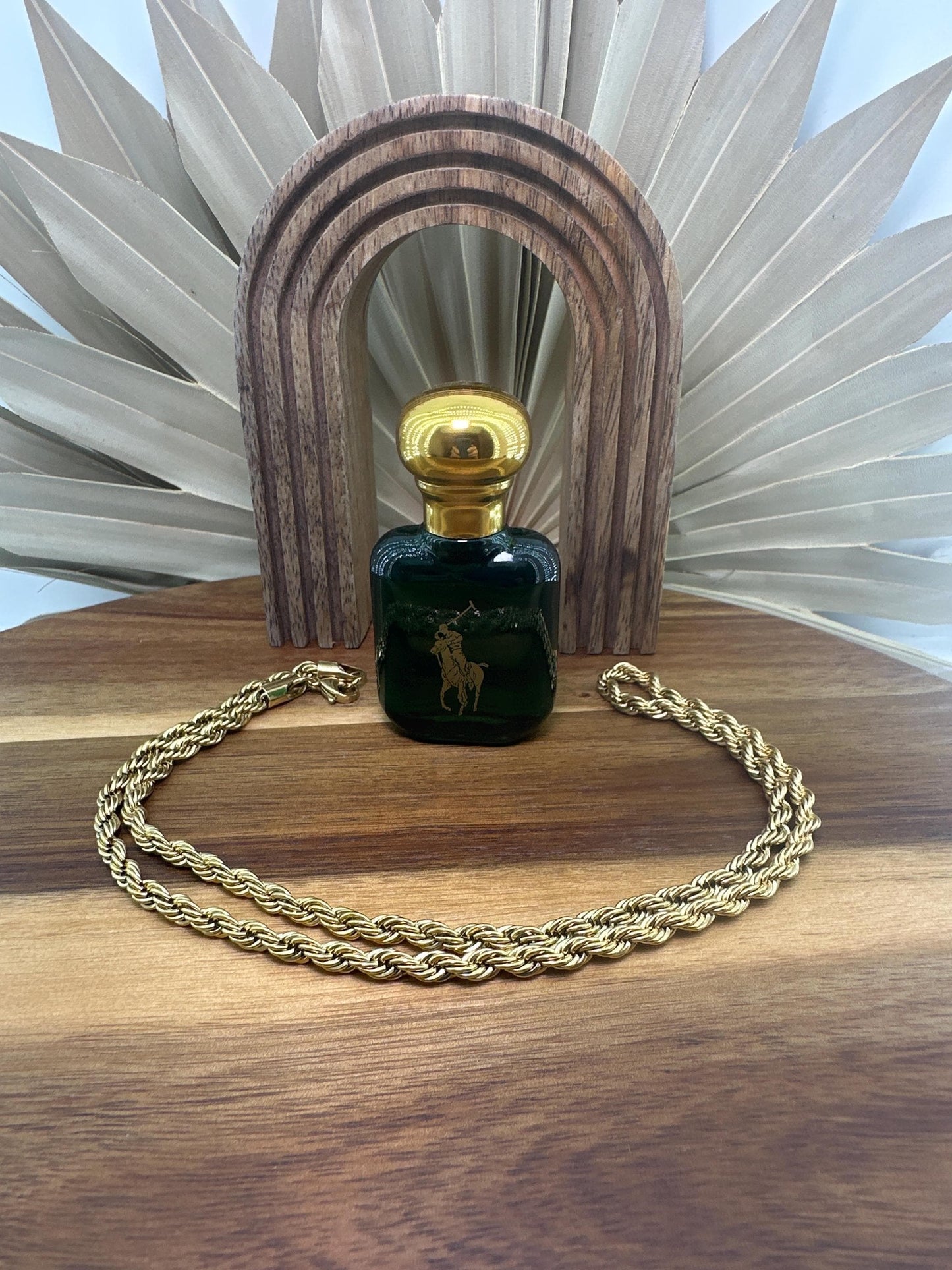 Gold Rope Necklace for Men - Gold Rope Chain  - Mens Gold Necklace - Waterproof Chain - gifts for him - Men's Jewelry Gold Necklace, B004