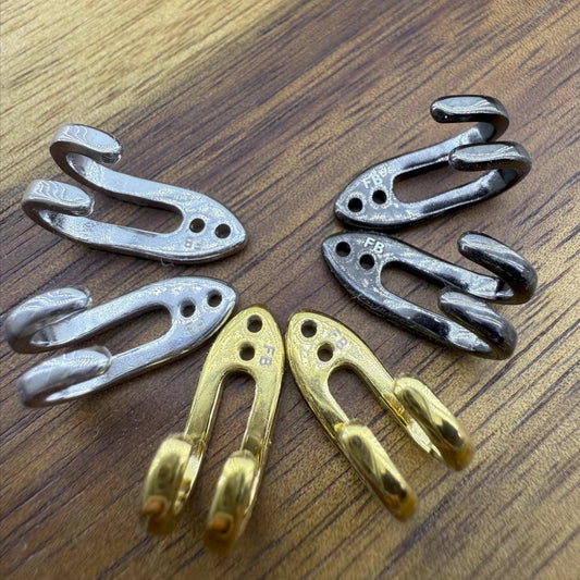 Large Earring Hooks, Silver Gold Gunmetal Converters, Upgrade Hooks for Bigger Earlobes, Spare Earring Parts, Comes as a Pair, B024